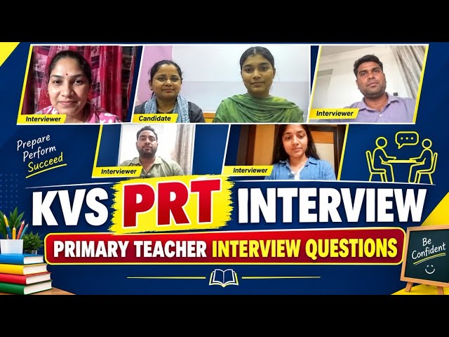 Kvs PRT interview video | Kvs PRT primary teacher special education interview 