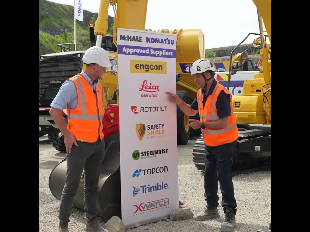 McHale Komatsu approved technology suppliers