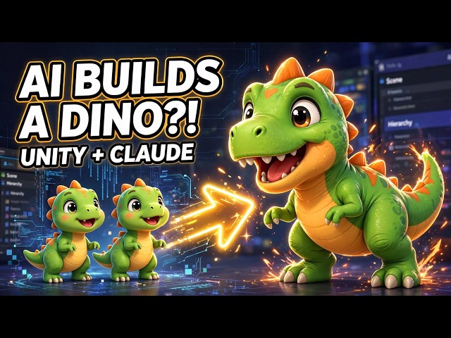 Can AI Build a Merge Dinosaur Game? 🦖 | Unity + Claude LIVE | Part 1