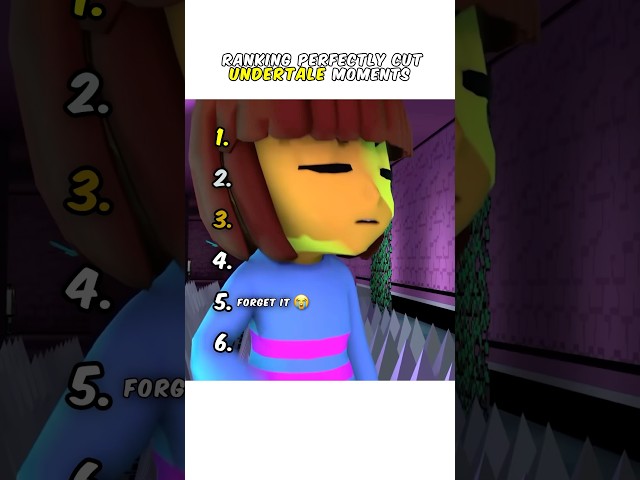 Ranking Realistic Undertale Moments π