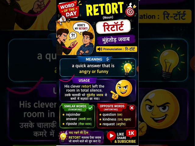 #ytshorts #english || Word of the day || #