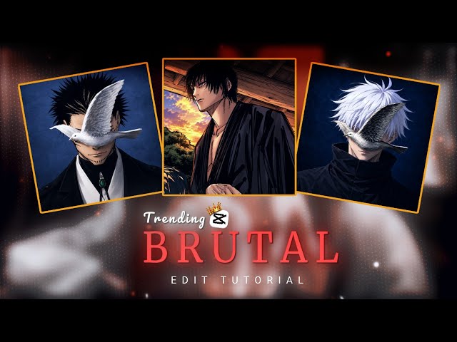 Trending Anime Brutal Edit Tutorial In Capcut 🔥 | Anime Edit Tutorial 