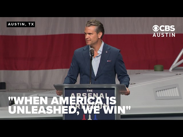 "When Texas is unleashed, we dominate": Hegseth praises defense tech startup Saronic