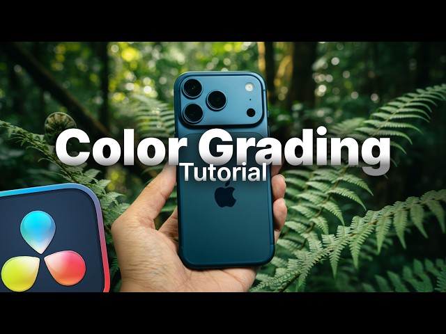 EASY iPhone Color Grading: SDR, HDR, Log & RAW