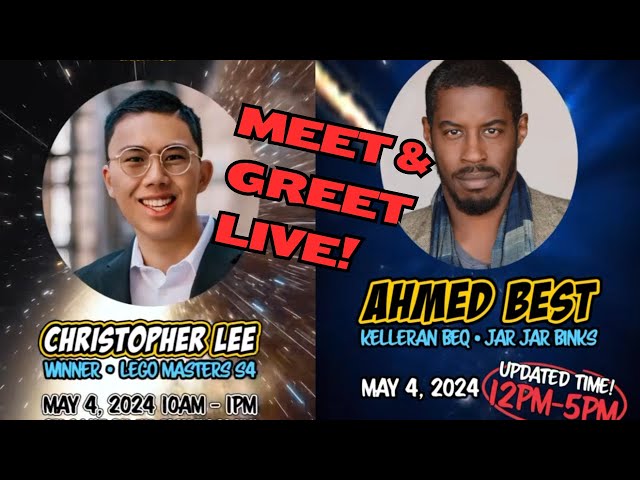 LIVE DuckBricks + Ahmed Best/Jar Jar Binks MEET AND GREET
