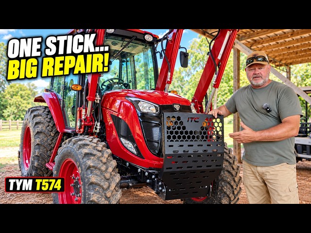 Tractor Damage in the Woods! Don't Be a Tony