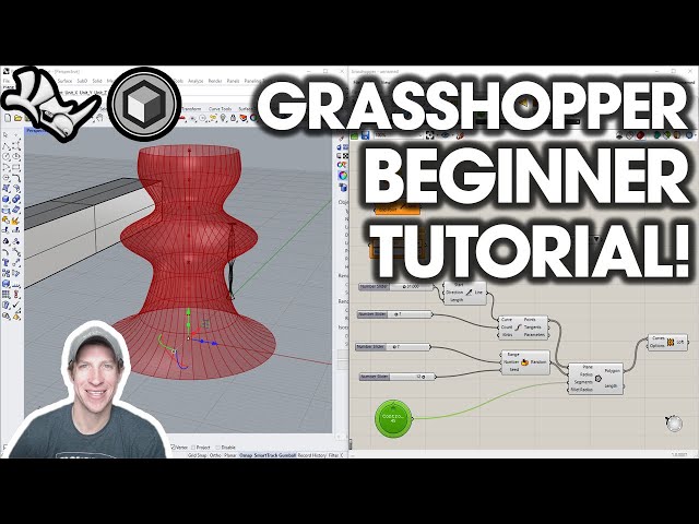 Getting Started with Grasshopper 3D - BEGINNERS START HERE!