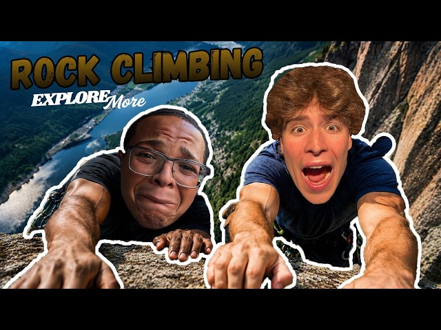 So We Tried Rock Climbing... SEND HELP | #EXPLOREMORE