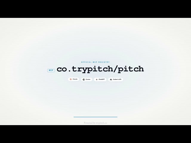 Pitch Launch Video