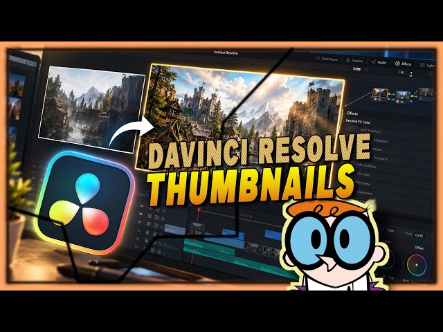 DaVinci Resolve Can Make AMAZING YouTube Thumbnails