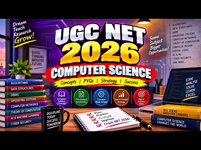 Computer Science UGC NET 2026 Questions with Solutions | Paper II Concept Revision & JRF Prep