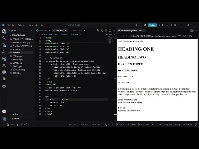 Introductions to Block and Inline Elements in Html