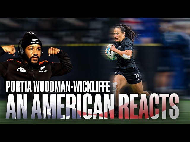 An American Reacts: Powerful Portia Woodman-Wickliffe 💪