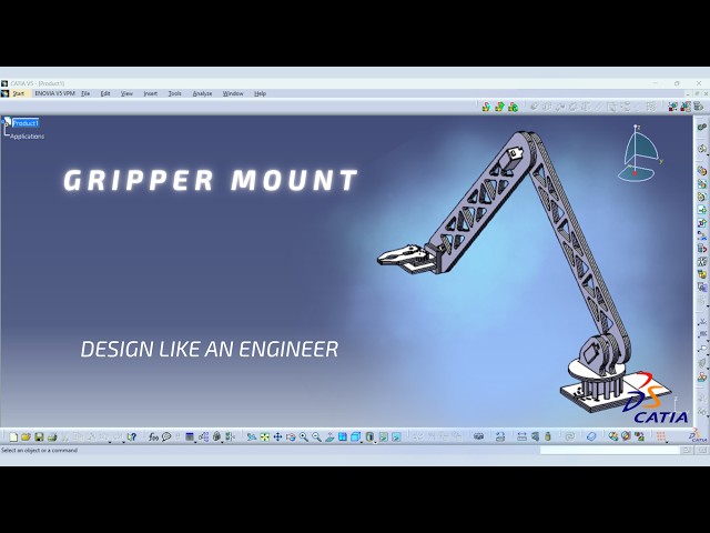 Circular Bases – Small Arm Robot | CATIA V5 Design Series