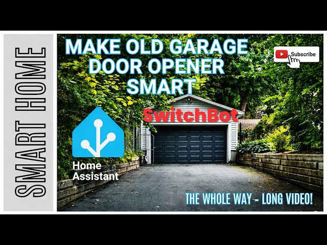 Old Garage door opener made smart - Home Assistant - long video with all the struggles