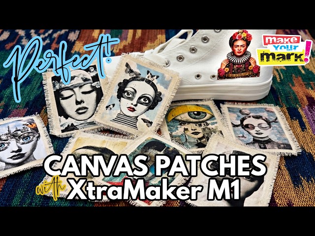 Perfect Canvas Patches with the XtraMaker M1 DTF Printer!