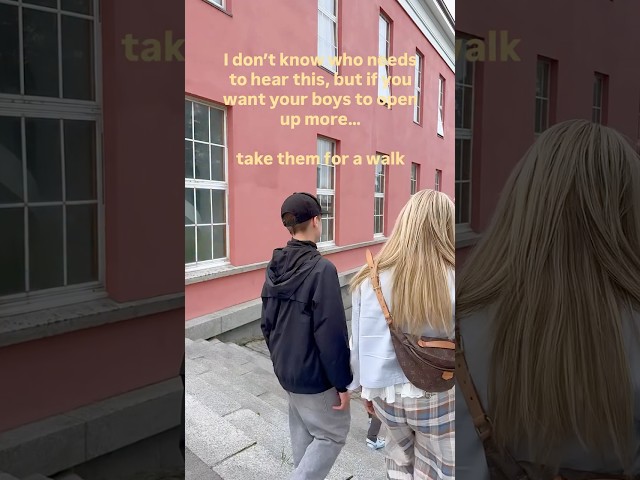 How to talk to teenage boys π€