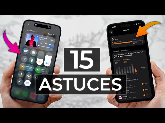 15 Astuces sur iPhone que vous ne connaissez pas !