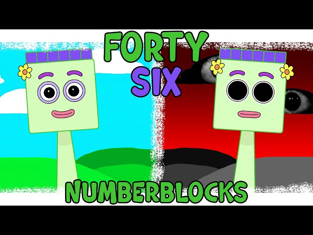 My Sprunki OC: Forty Six (from Numberblocks)