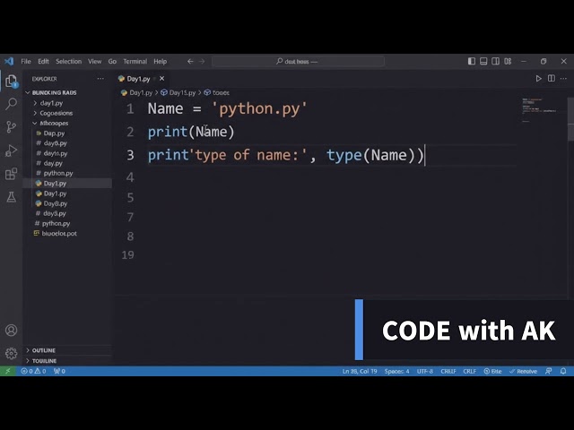 How to Check Variable Types in Python | Beginner Tutorial #CodewithAK