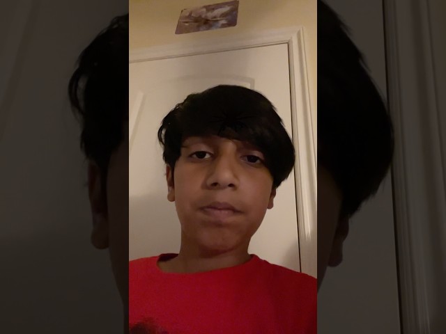 When their is a spider on your face