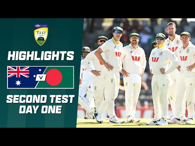 Australia v Bangladesh | Second Test | Day One