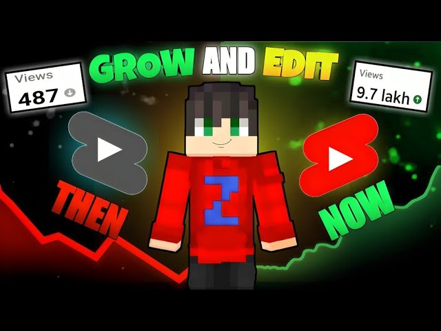 How To EDIT And GROW Minecraft Shorts In Mobile🔥