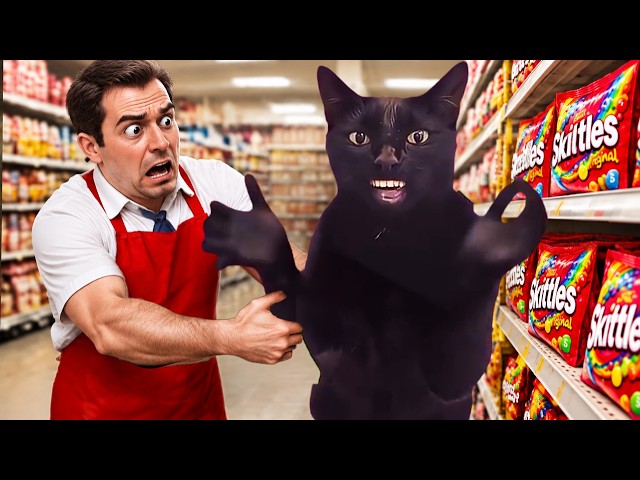 Clapping Cat Wants Some Skittles