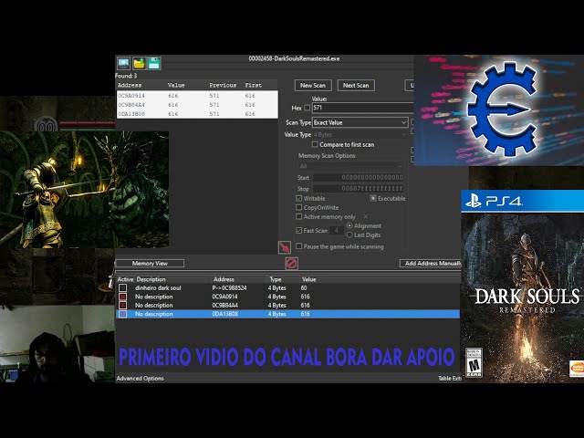 Dark Souls | Explorando Mecânicas via Cheat Engine para Estudo e Experimentos!