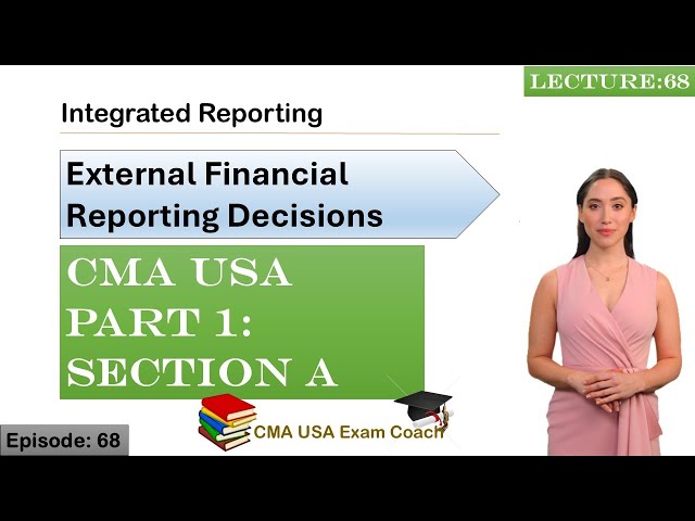 Integrated Reporting | Part 1 | Section A | Episode 68 | CMA USA