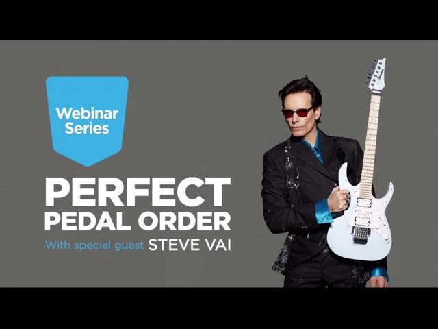 How to Find the Perfect Guitar Pedal Order with Steve Vai
