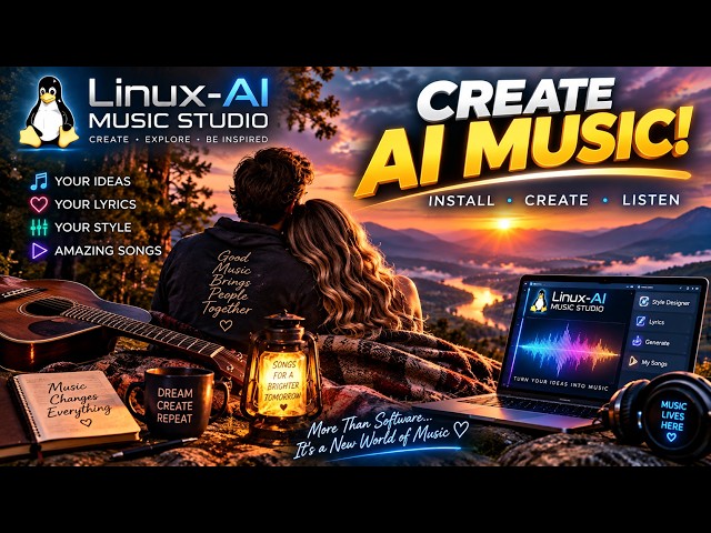 Linux AI Music Studio — Install It & Create Your First AI Song!