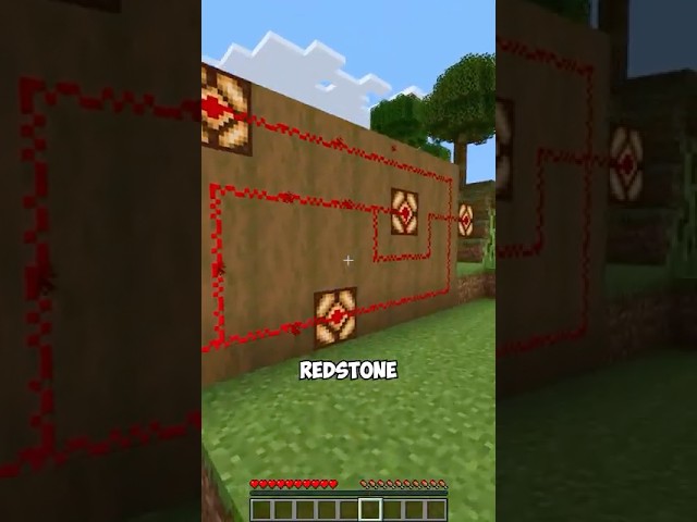 Vertical redstone trick #minecraft