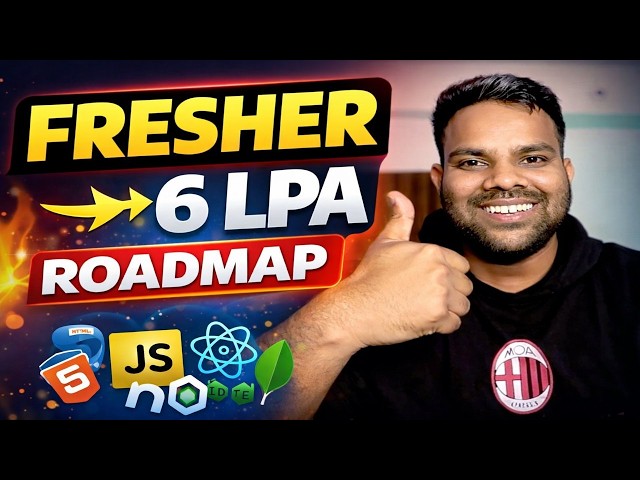Fresher to 6 LPA Full Stack Developer Roadmap (3 Months Plan) | Complete Guide 2026