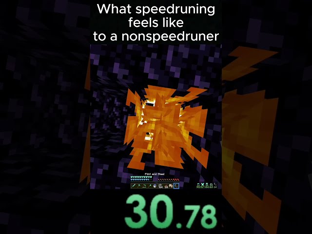 What speedruning feels like to a nospeedruner