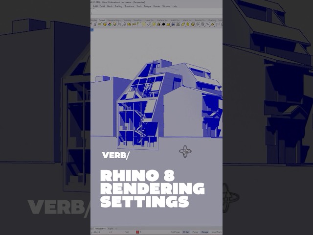 How to Set Up a Rendering Display View in Rhino 8