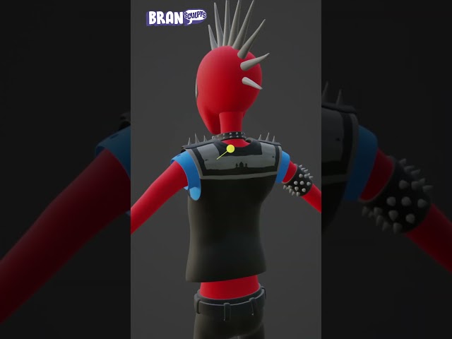 Spider-Punk Sculpt in Blender 3.5