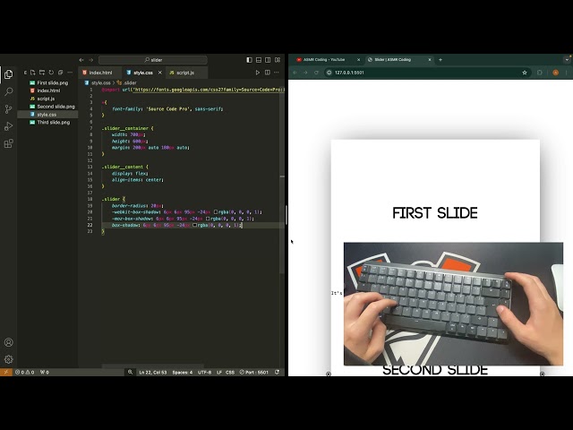 Adaptive slider | ASMR Coding | No Talking