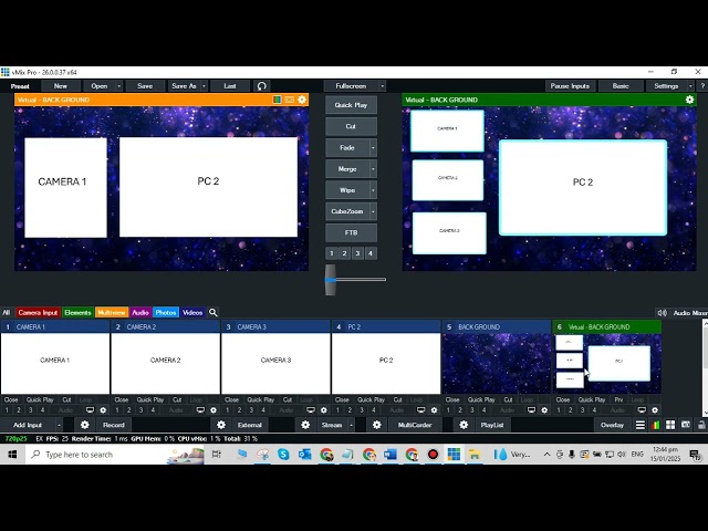 So erstellen und programmieren Sie vMix Multiview