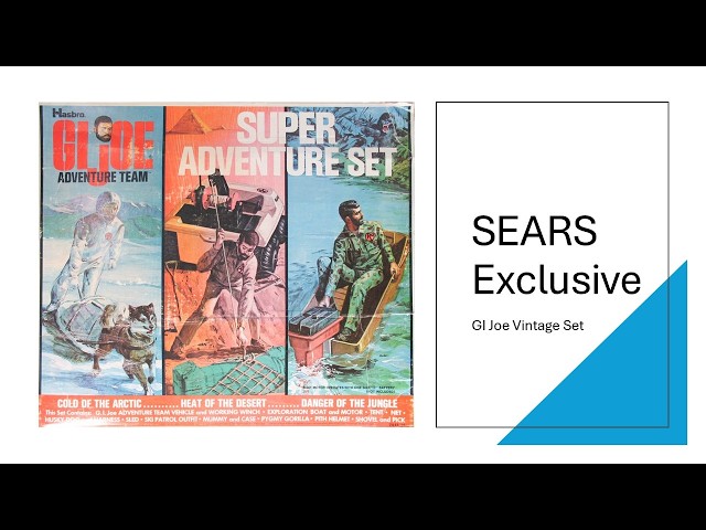 GI Joe Sears EXCLUSIVE Super Adventure Set 1972 review