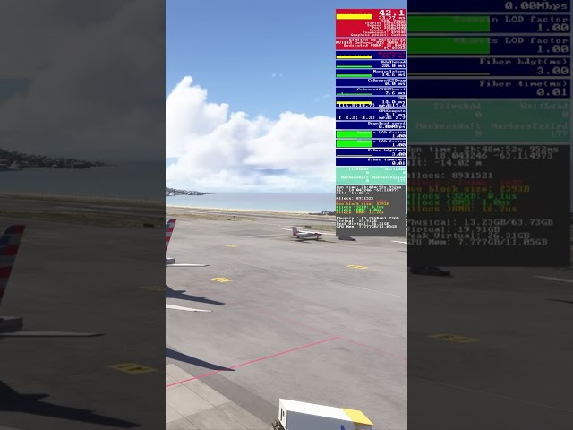 Testing EVERY Setting in MSFS 2024 #msfs2024 #flightsimulator #shorts #flightsim #simulator