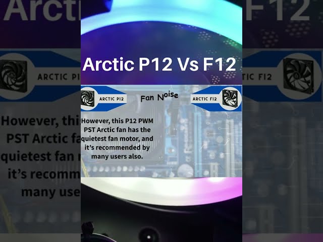 Arctic P12 Vs F12 #shorts