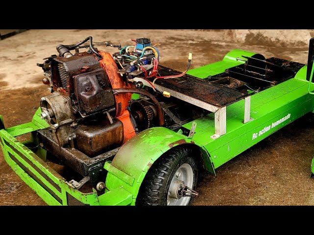 homemade RC car engine sound | rc action homemade