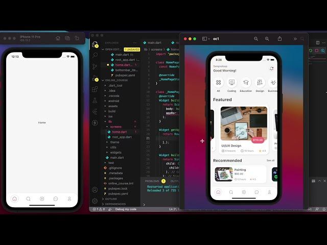 Online Course App with Flutter - Coding Tutorial