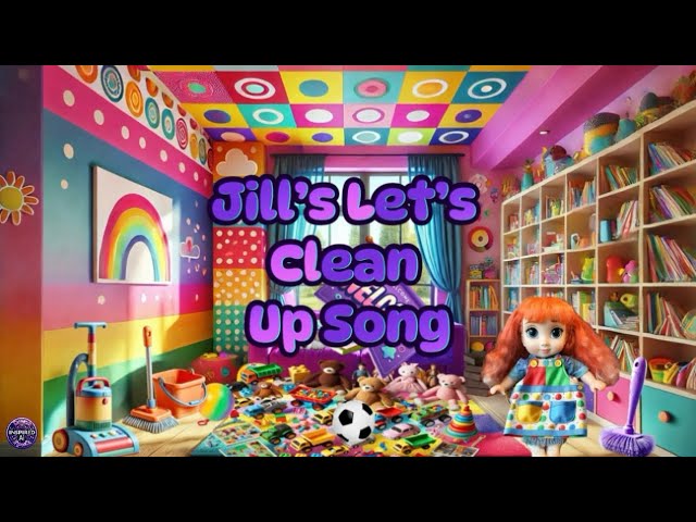Jill’s Let’s Clean Up Song, Inspired AI. #kids #kidsvideo #animation #jakshouse