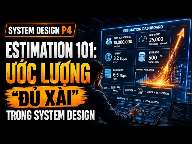 System Design không phải đoán mò: 3 con số quyết định kiến trúc | System Design P4