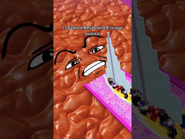 Roblox +1 Speed Keyboard Escape #roblox #potemer #robloxedit