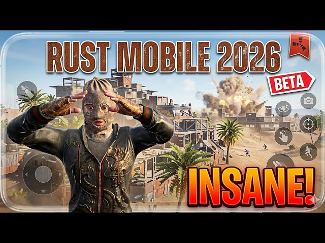 ​I Played Rust Mobile in 2026 & It's INSANE! (Beta Gameplay) #rustmobile 