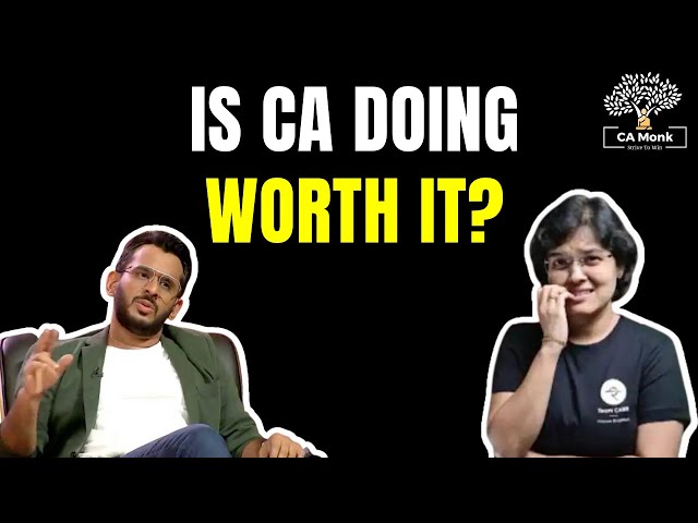 Is Doing CA Worth IT? By Aman Gupta & @CARachanaRanade