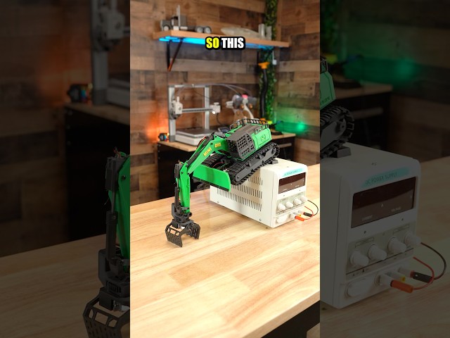 3D Printed RC Excavator Mountain #3dprinting #rc